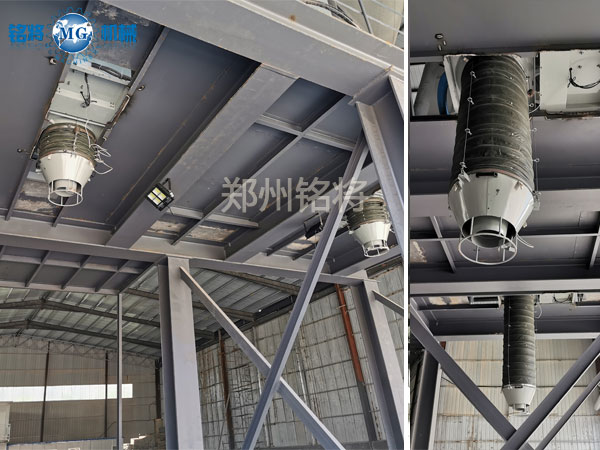 庫底散裝機(jī)安裝現(xiàn)場 庫底散裝機(jī)安裝現(xiàn)場